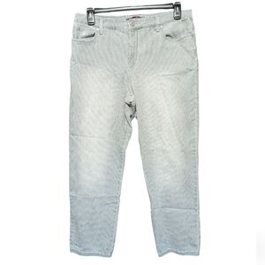 Gloria Vanderbilt Gray Pinstripe Jeans